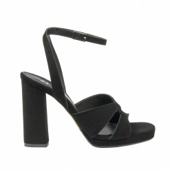 Kvinde sandaler 1347 sort ruskind