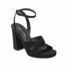 Kvinde sandaler 1347 sort ruskind