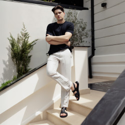 Herresandaler 363 sort lifestyle