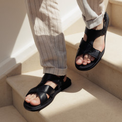 Herresandaler 363 sort lifestyle