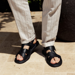 Herresandaler 363 sort lifestyle