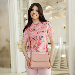 Dame skuldertaske 040g poudre rose lifestyle