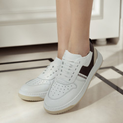 Damesportssko 6088 hvid+beige lifestyle