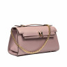 Dame skuldertaske 041g pudderrosa safiano
