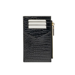 Kortholder 209g croco lak sort