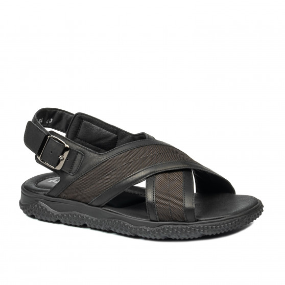 Herresandaler 364 sort kombineret