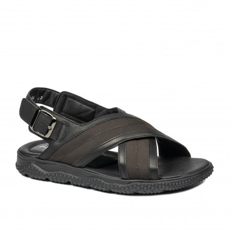 Herresandaler 364 sort kombineret