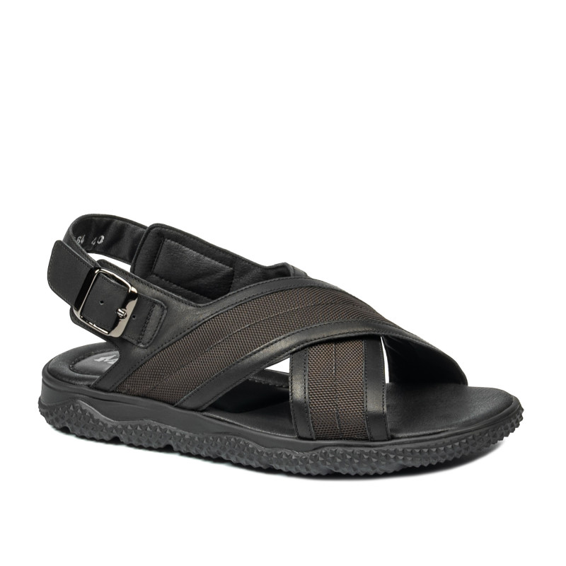 Herresandaler 364 sort kombineret