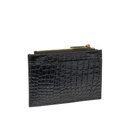 Kortholder 209g croco lak sort