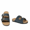 Herresandaler 365 nubuck indigo