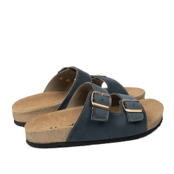 Herresandaler 365 nubuck indigo