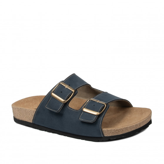 Herresandaler 365 nubuck indigo