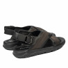 Herresandaler 364 sort kombineret