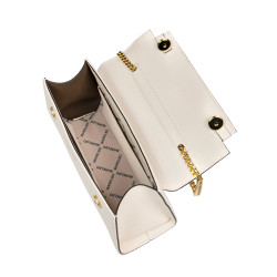 Dame skuldertaske 041g panna safiano