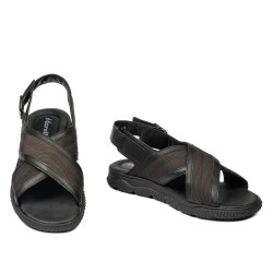 Herresandaler 364 sort kombineret