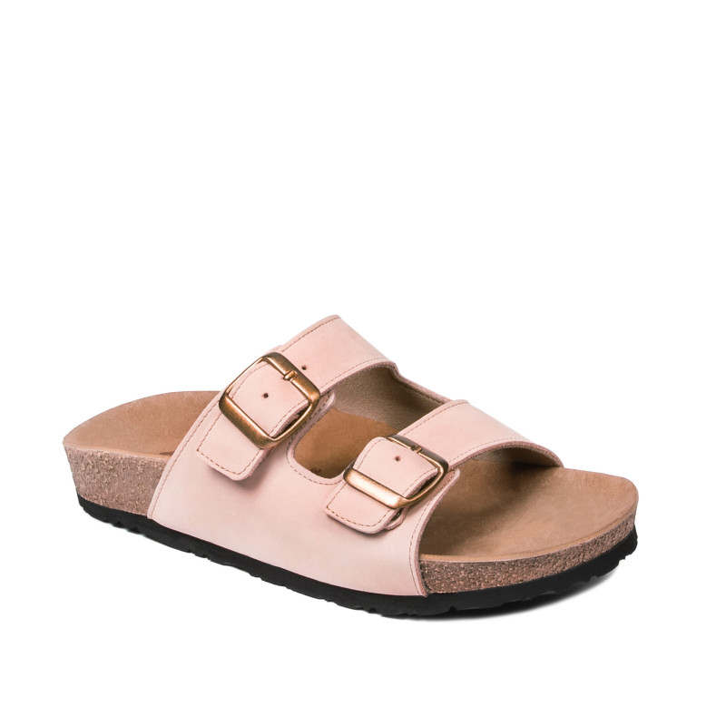 Damesandaler 5117 nubuck fersken