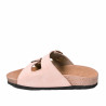 Damesandaler 5117 nubuck fersken