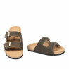Damesandaler 5117 nubuck tdm