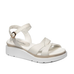 Damesandaler 5118 01 beige