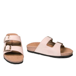 Damesandaler 5117 nubuck fersken