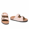 Damesandaler 5117 nubuck fersken