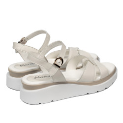 Damesandaler 5118 01 beige