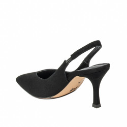 Damesandaler 1343 sort ruskind