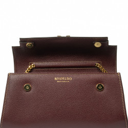 Dame skuldertaske 041g bordeaux