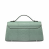 Dame skuldertaske 041g 01 krokodille pistachio
