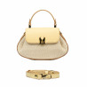 Damehåndtaske 042g smørgul+raffia