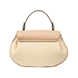 Damehåndtaske 043g 01 biz nude+raffia