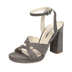 Damesandaler 1347 sandfarvet ruskind