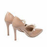 Elegante damesko 1350 beige lak
