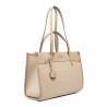Kvinde strandtaske 045g nude+rafia