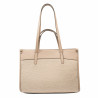 Kvinde strandtaske 045g nude+rafia