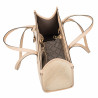 Kvinde strandtaske 045g nude+rafia