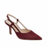 Damesandaler 1344 bordeaux ruskind