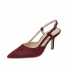 Damesandaler 1344 bordeaux ruskind