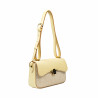 Dame skuldertaske 046g butter yellow+rafia