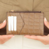 Kortetui 209g croco brun lifestyle