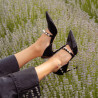 Elegante damesko 1350 sort lak lifestyle