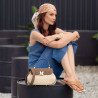 Damesandaler 5093 karamel lifestyle