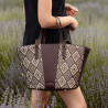 Strandtaske til dame 044g raffia kakao lifestyle