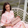 Dame skuldertaske 041g pudderrosa safiano lifestyle