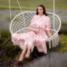 Dame skuldertaske 041g pudderrosa safiano lifestyle