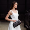 Dame skuldertaske 041g 01 croco lak sort lifestyle