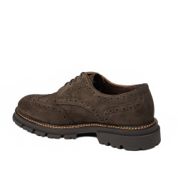 Herresko casual 989 brun ruskind