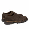 Herresko casual 989 brun ruskind