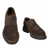 Herresko casual 989 brun ruskind