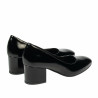 Elegante damesko 1356 sort lak